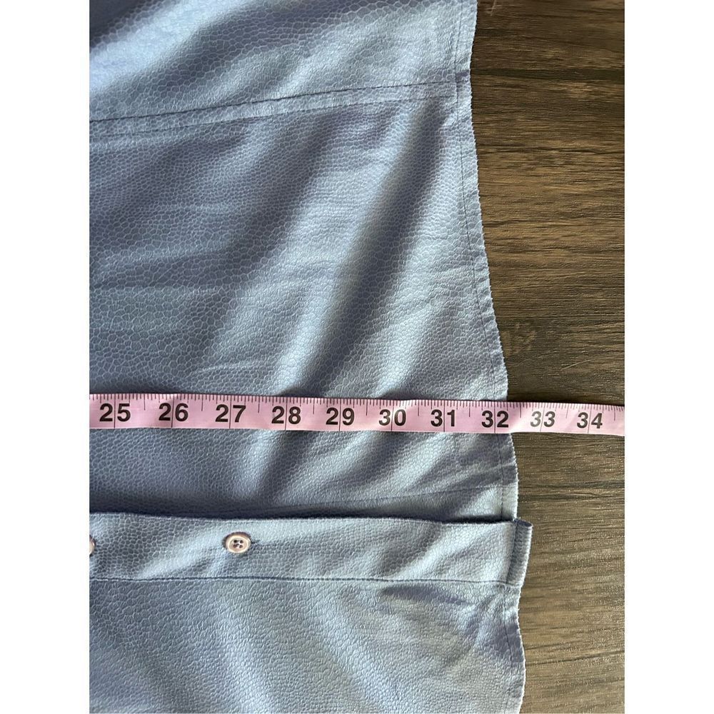 Chico’s Lavender Textured Button Front Casual Off… - image 8